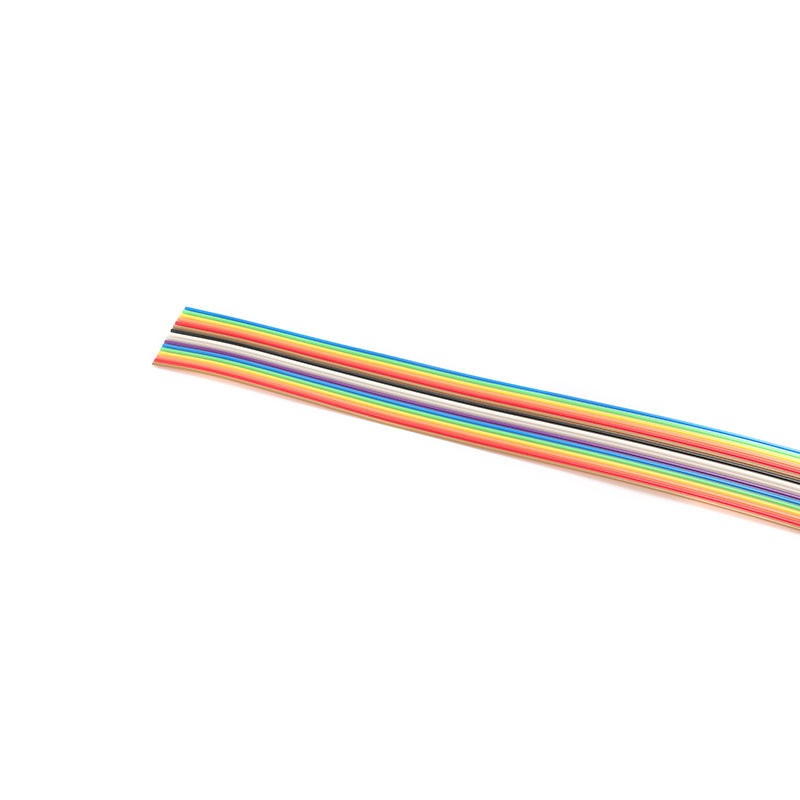 Câble ruban 1 mètre 16 broches 1,27 mm (multicouleur)