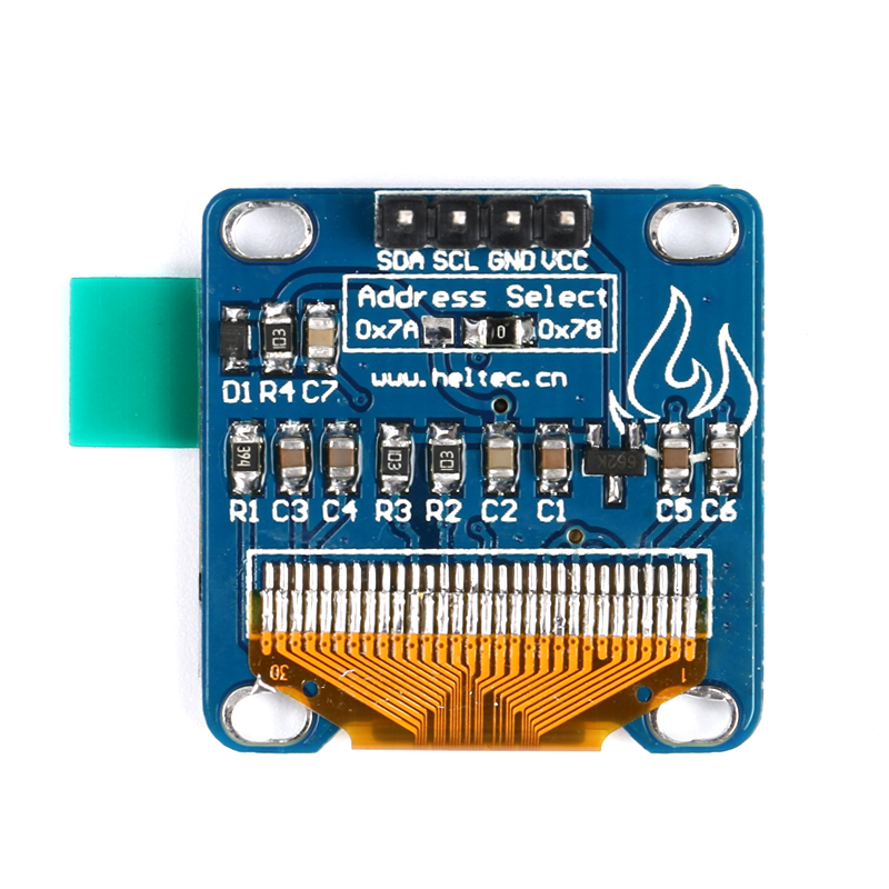 Écran OLED 0.96" Bleu / Jaune I2C/IIC/TWI 128x64 pixels pour Arduino – Image 4