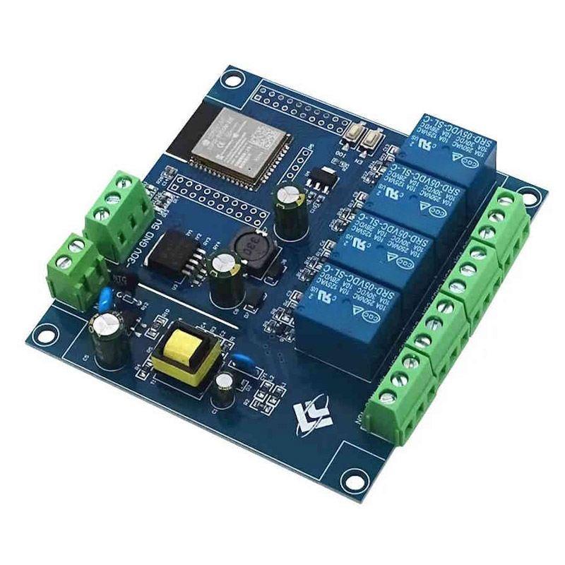 Module relais 4 canaux ESP32 WiFi Bluetooth