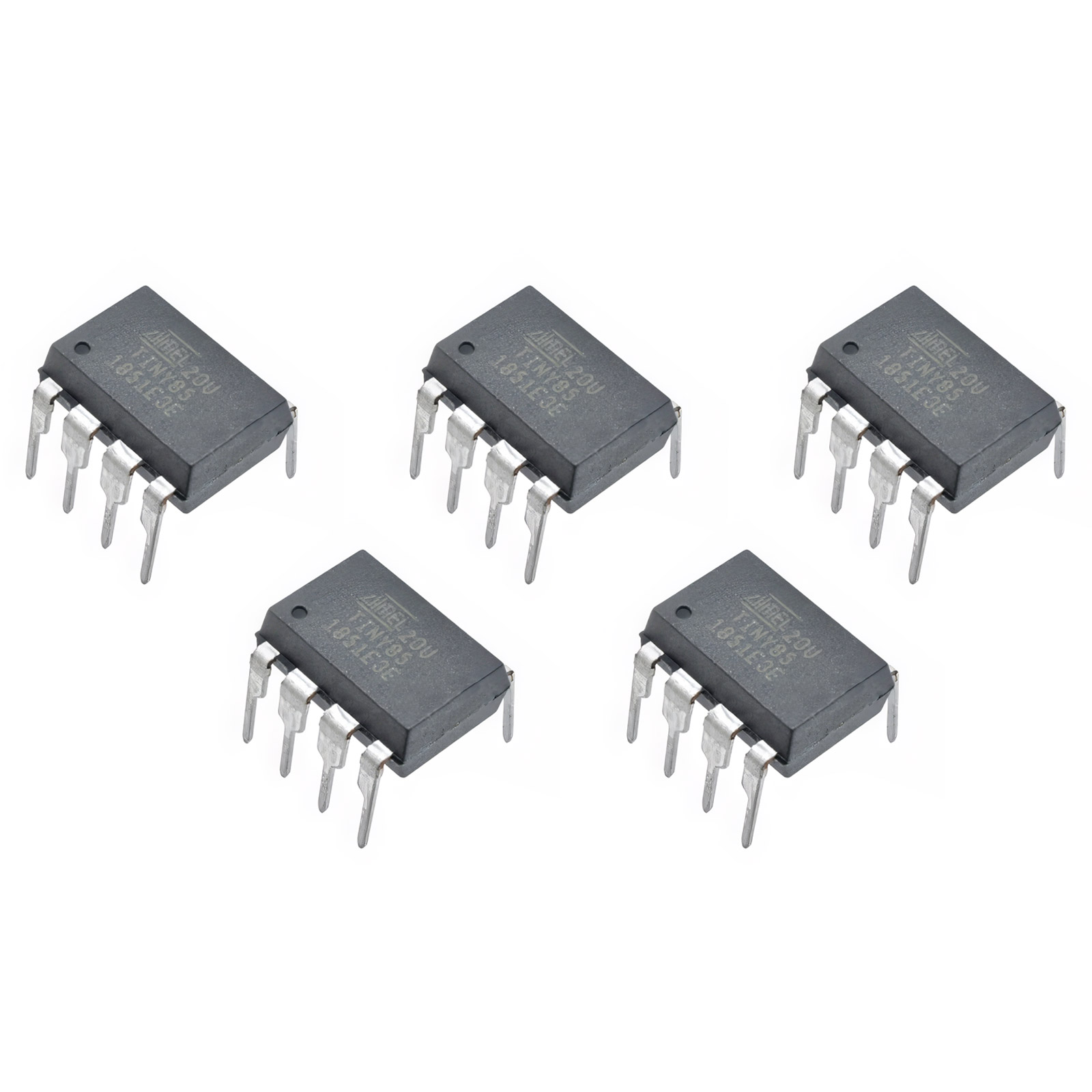 5x ATTINY85-20PU Microcontrôleur 8 bits DIP