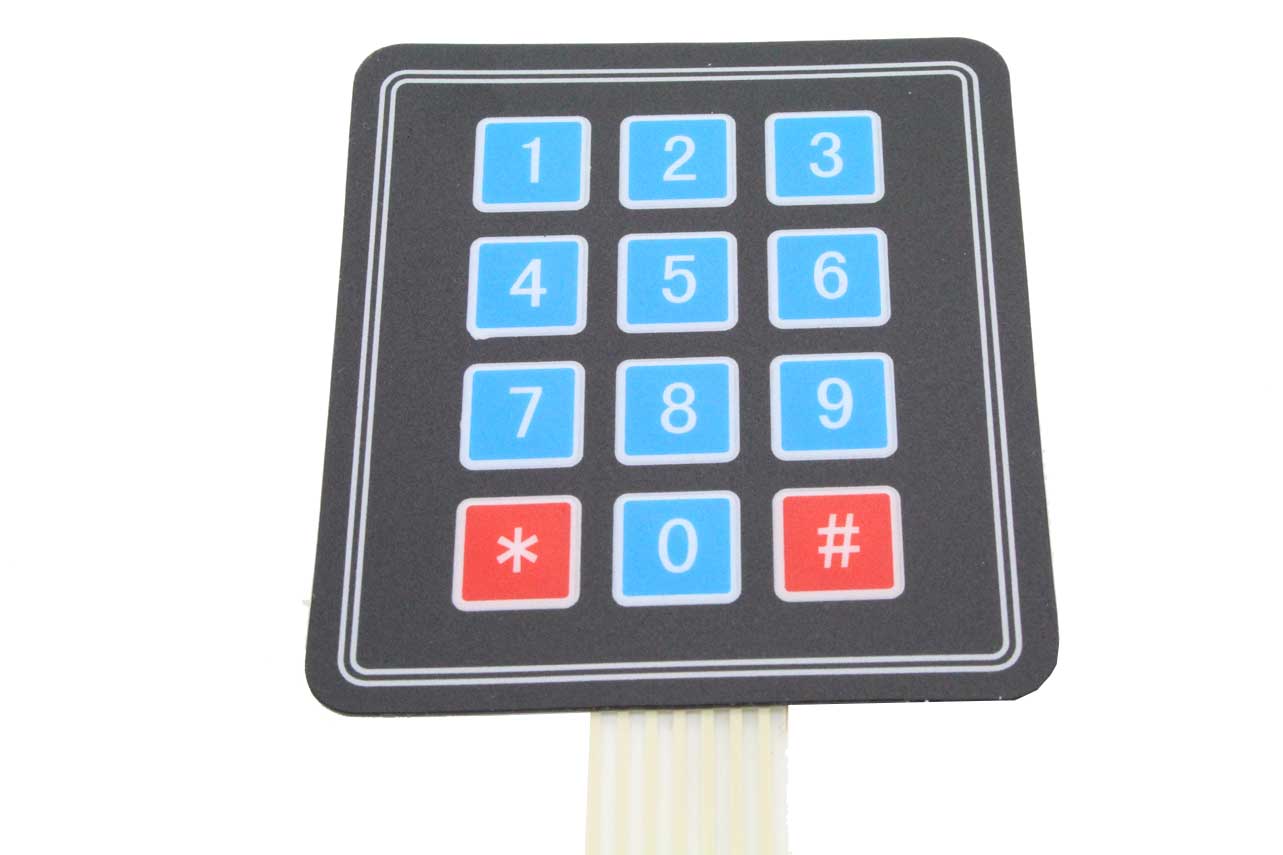 Clavier à membrane avec 12 touches – Image 2
