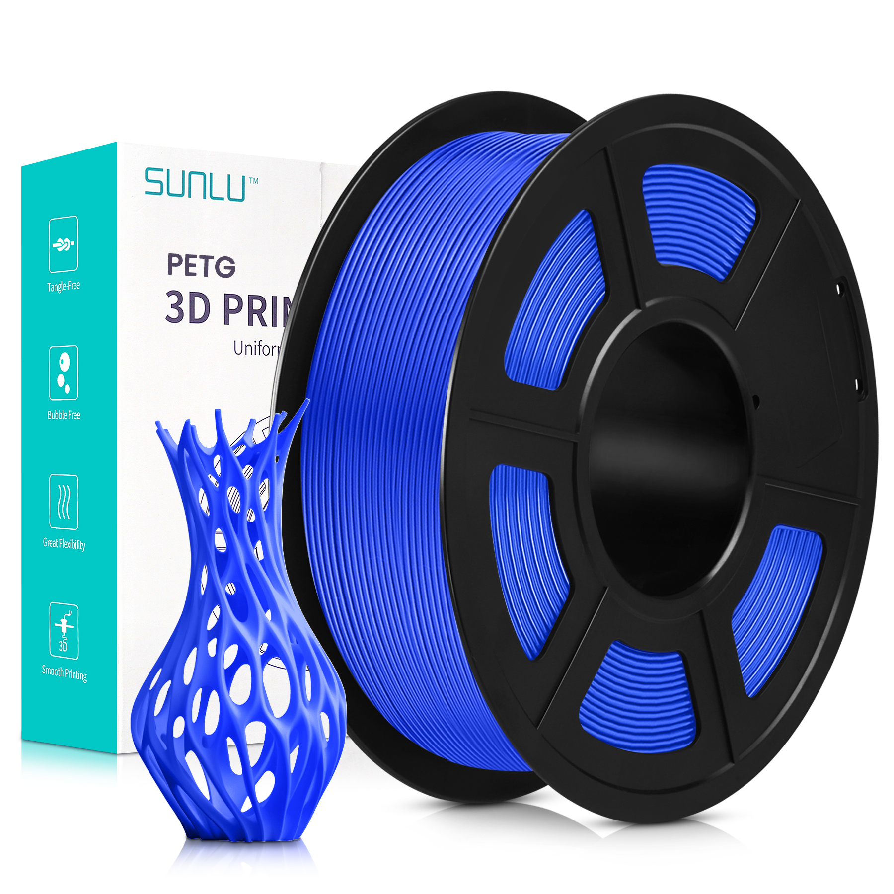Filament PETG Sunlu Sky Blue (Macaron) 1,75 mm 1 kg