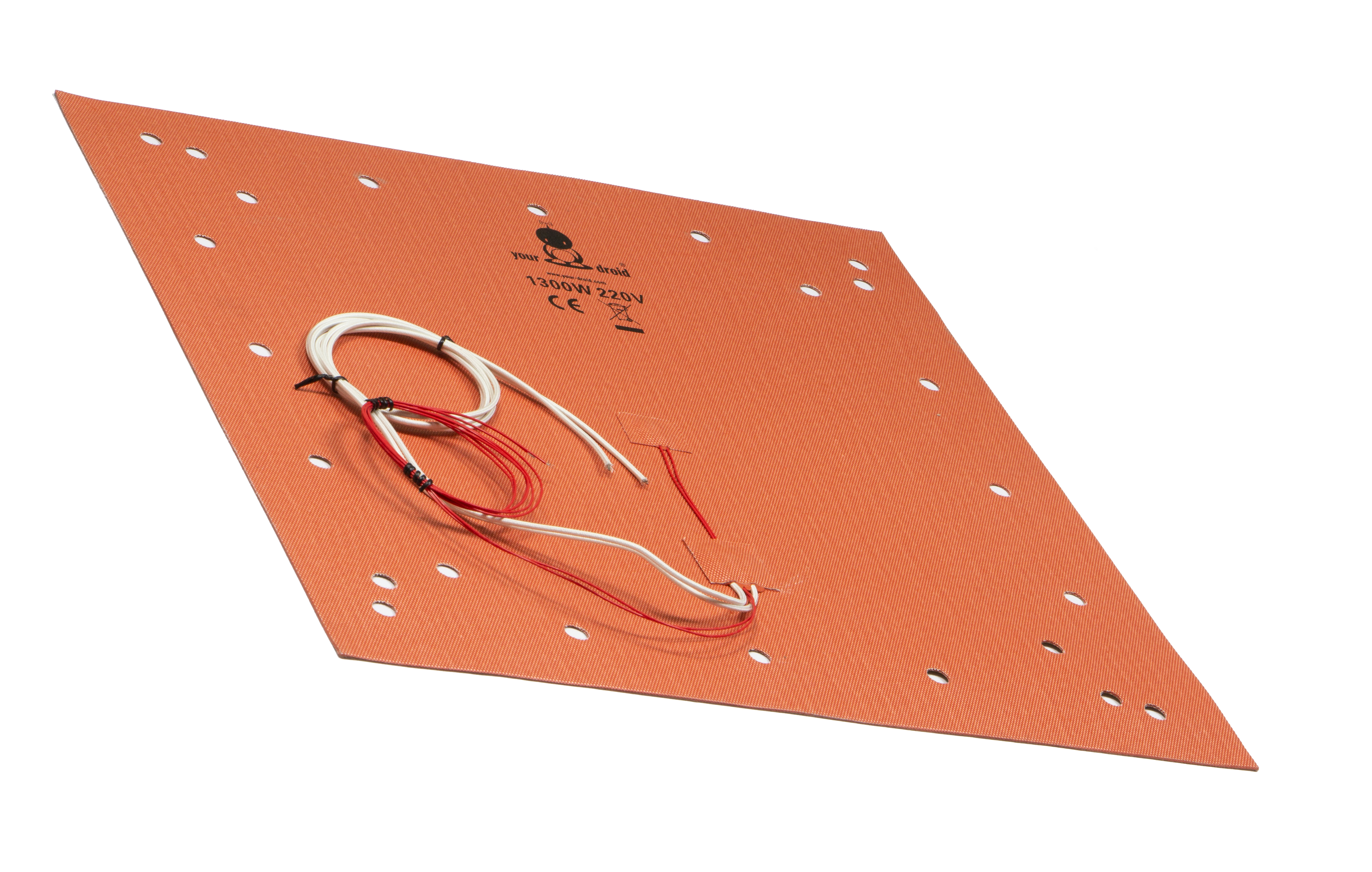 yourDroid Tapis chauffant / Plateau chauffant 220V 1300W 508 x 508 mm pour CR-10 S5 – Image 2