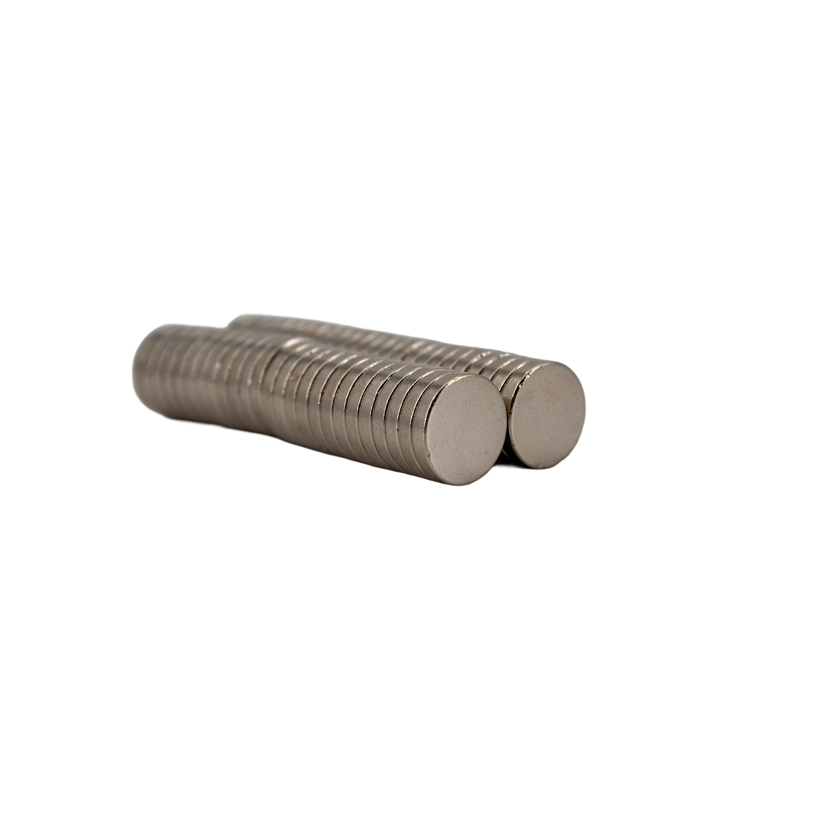 Aimant néodyme rond 10x2 mm N35 - lot de 50
