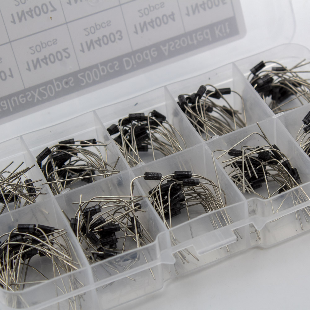 Kit de diodes 200 pièces 10 valeurs 1N4001-1N4007 1N5817-1N5819 – Image 4