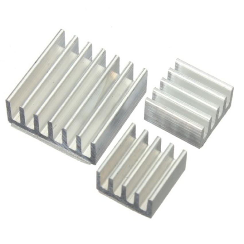 3x dissipateur thermique en aluminium pour Raspberry Pi