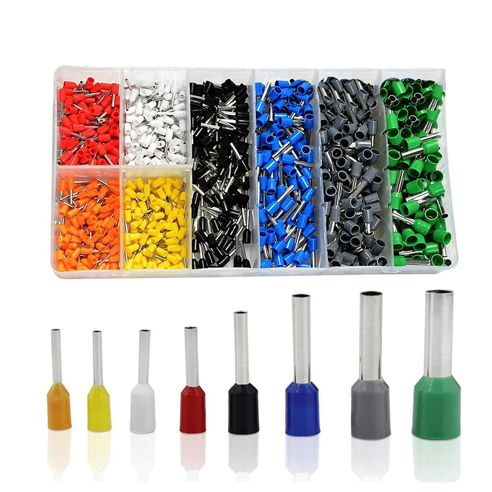 Kit de cosses à sertir 800 pièces + pince à sertir HSC8 6-4A – Image 2