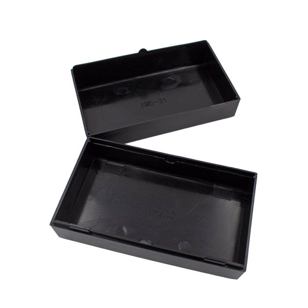Boîtier projet ABS 124 x 70 x 52 mm noir – Image 2
