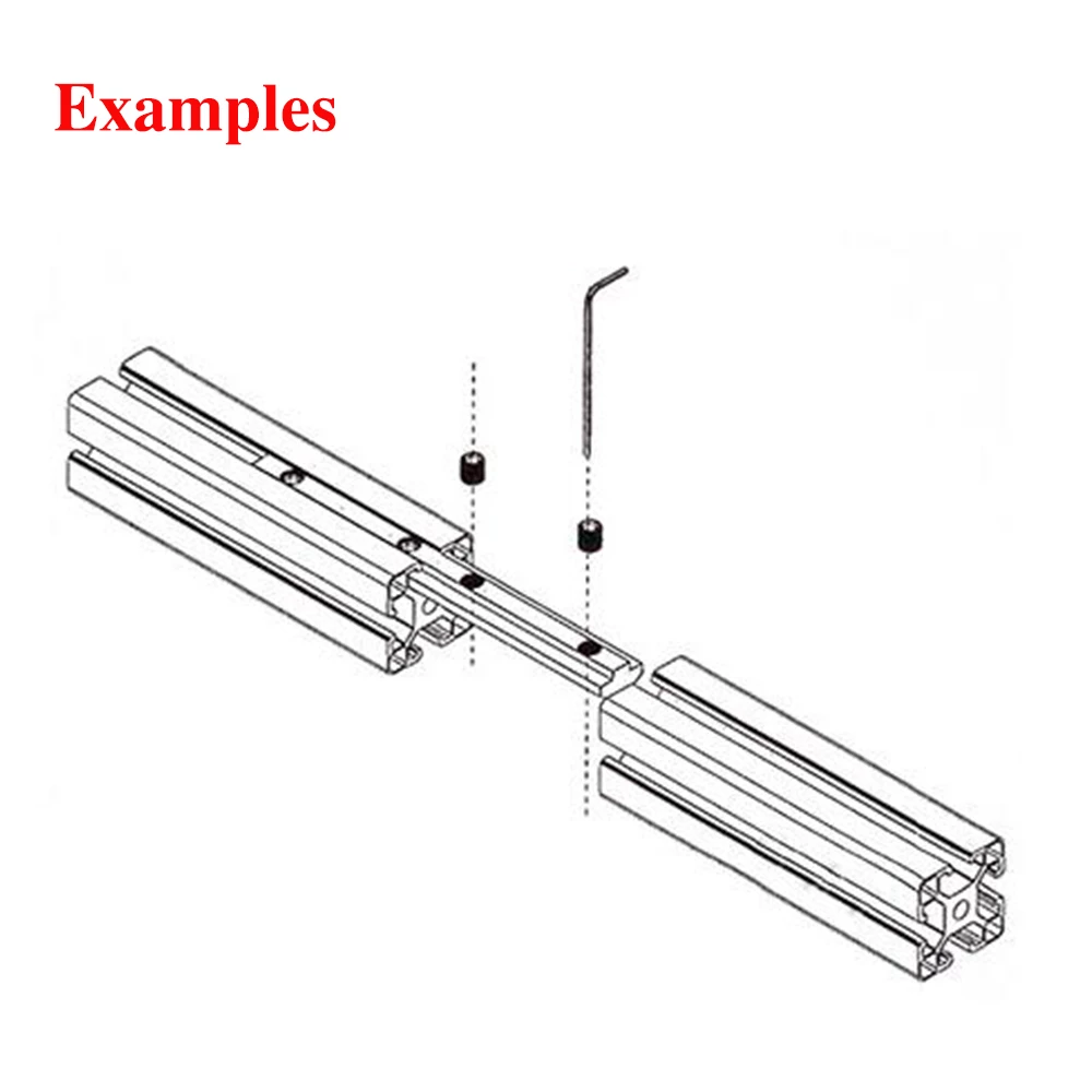Connecteur droit pour profilés aluminium V-Slot 2020 – Image 3