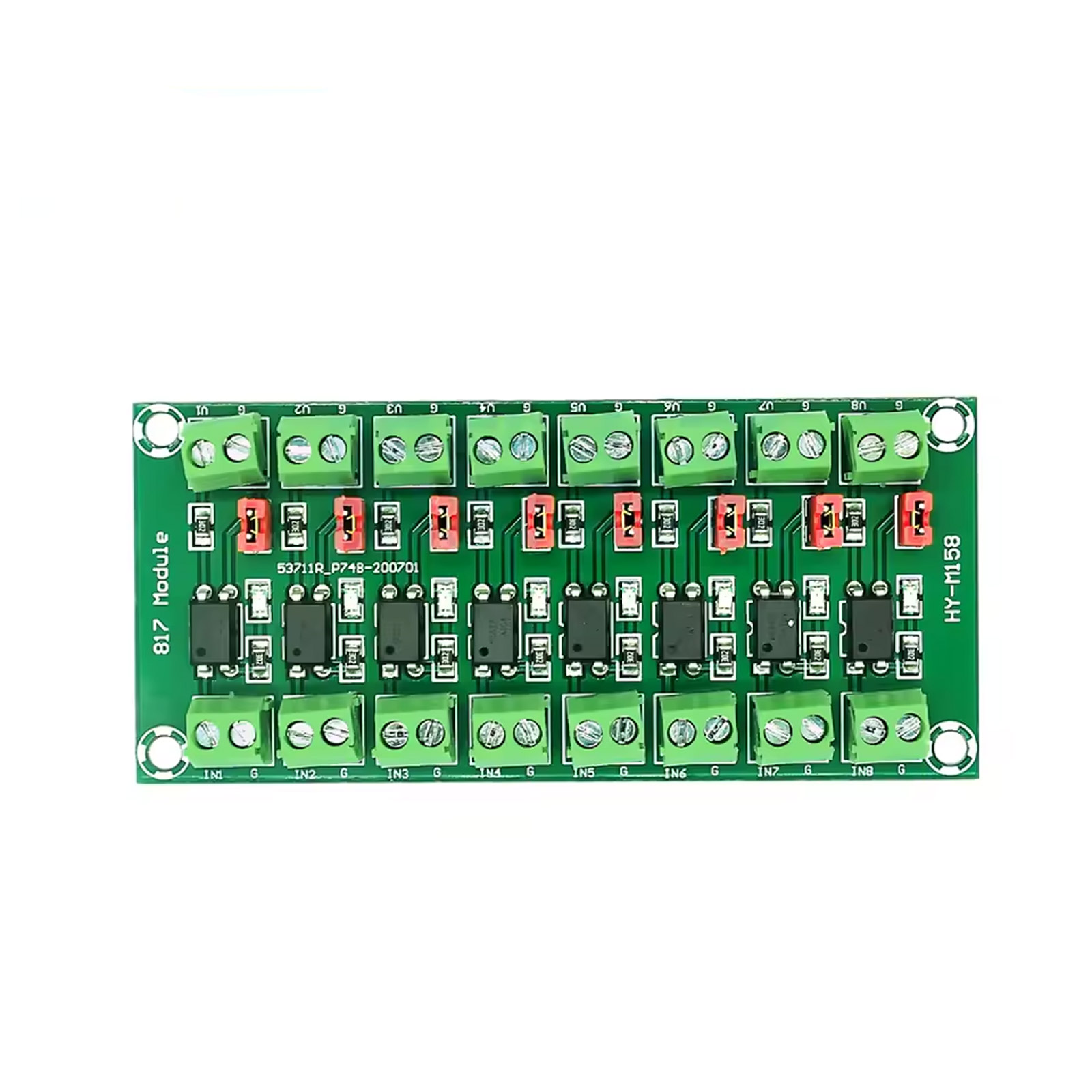 Module d'isolement optocoupleur PC817 8 canaux 3,6–30 V convertisseur de tension