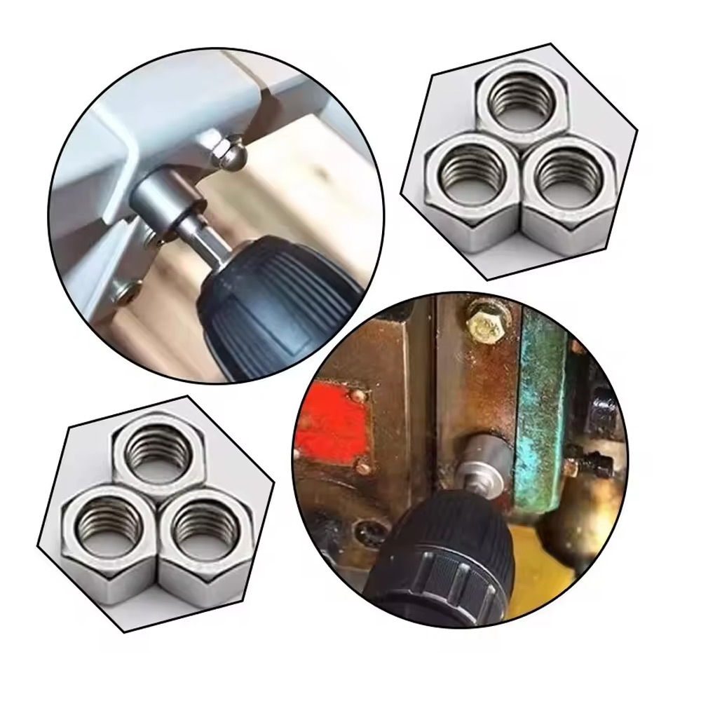 Kit de 14 embouts à douille hexagonale femelle 1/4 pouce – Image 2