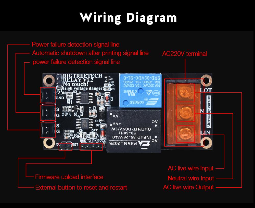 Module relais Bigtreetech V1.2 Arrêt automatique après l'impression – Image 5