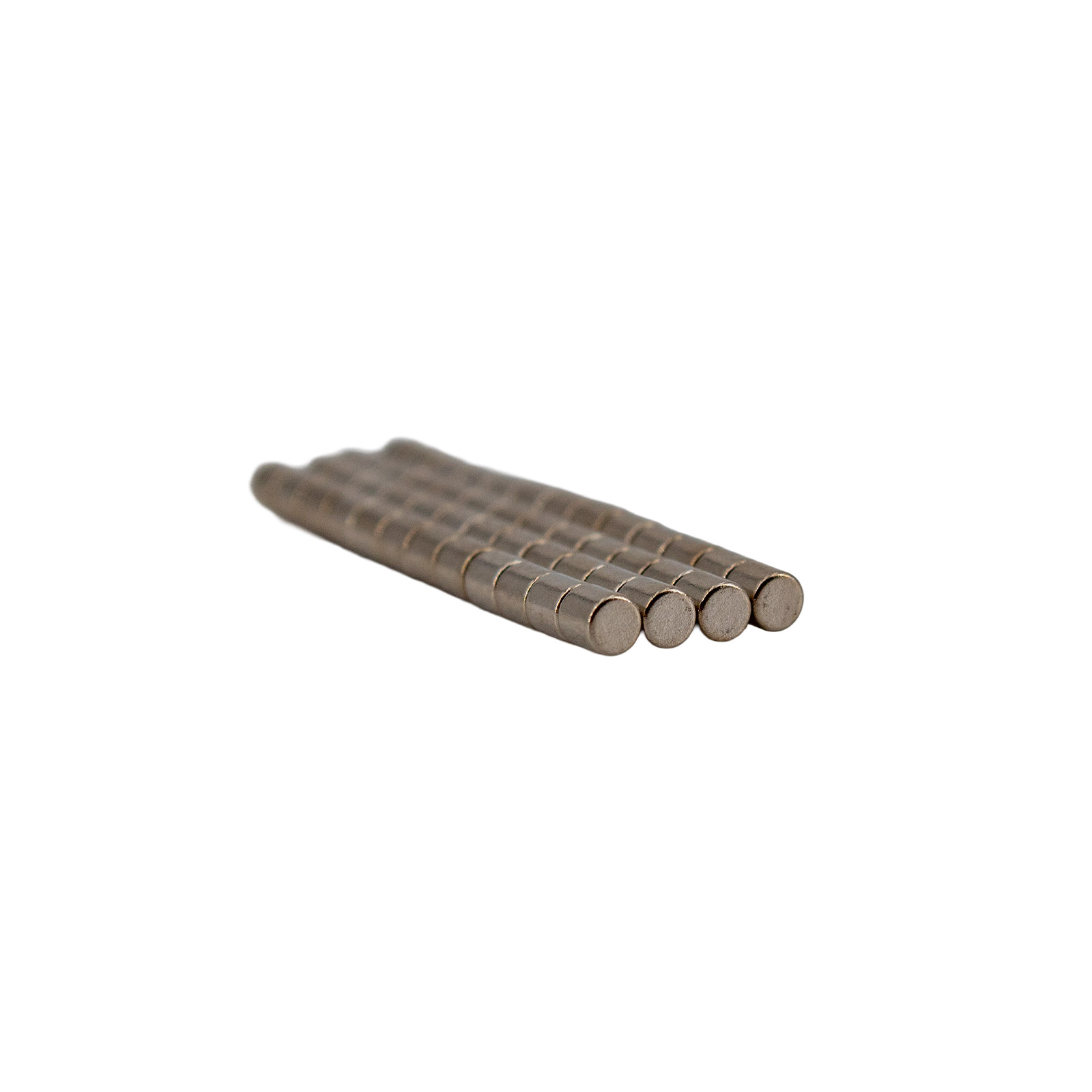 Aimant néodyme rond 2x2 mm N35 - Lot de 50