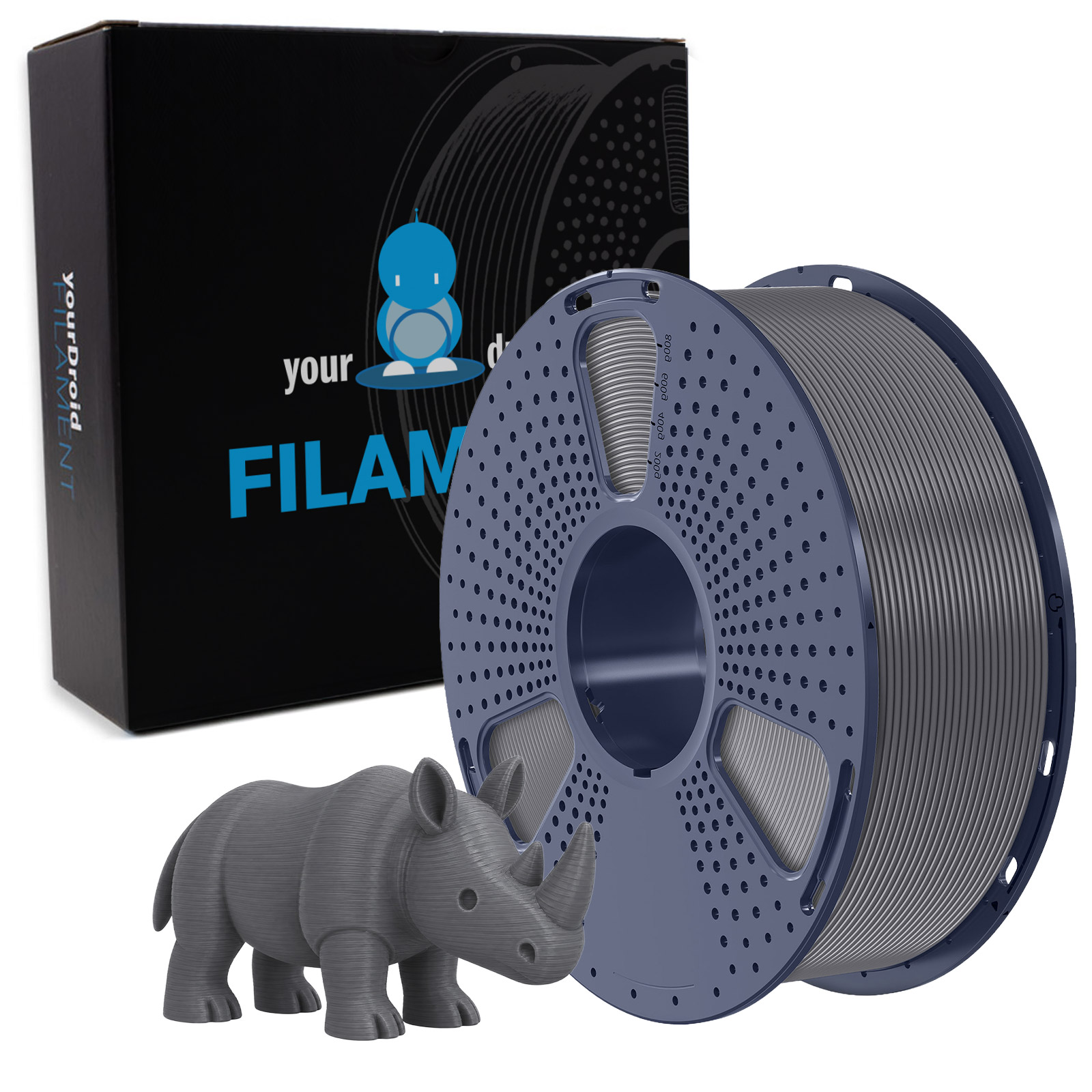 yourDroid Filament TPU 95A Gris 1,75 mm 1 kg