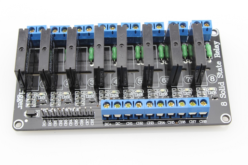 Module relais à semi-conducteurs 8 canaux 5V/230VAC déclenchement bas niveau – Image 2