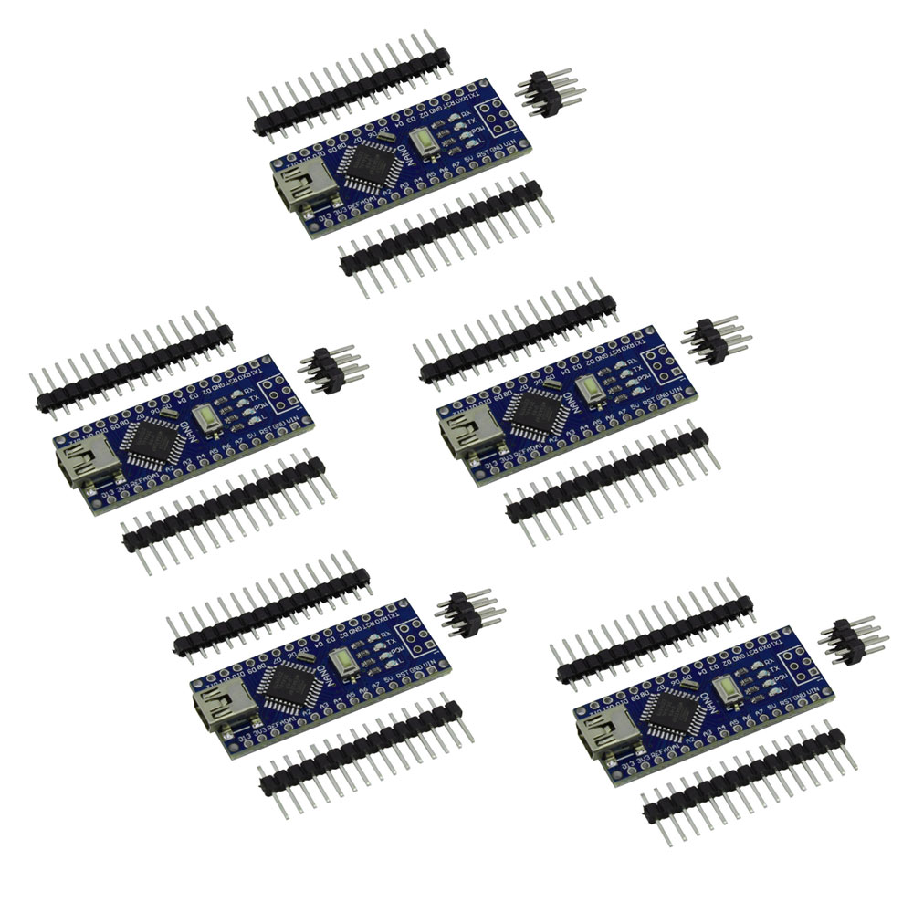 5x cartes Nano Mega328P V3.0 USB CH340