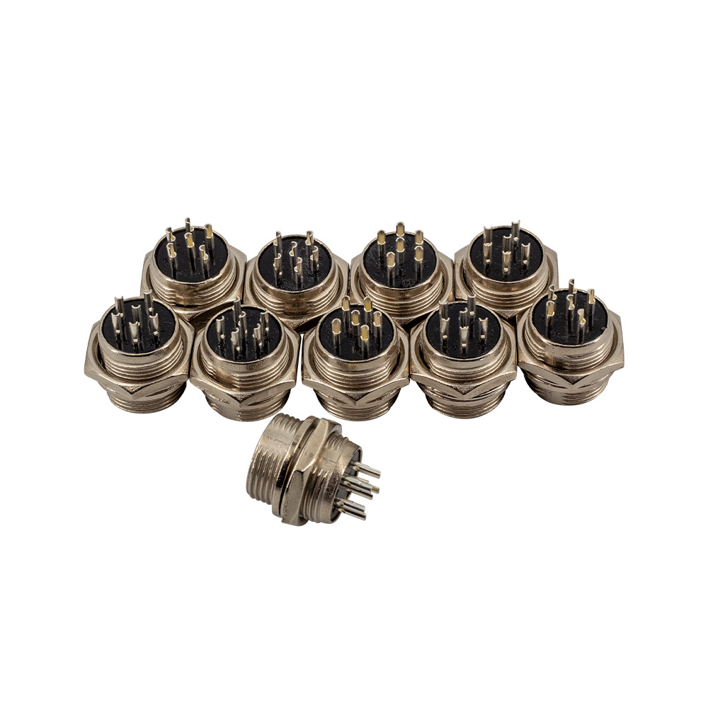 10x GX16 connecteur 6 broches + prise – Image 3