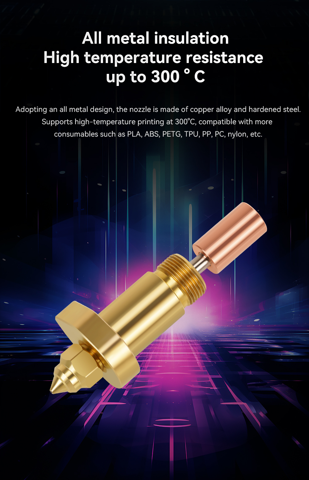 Hotend 0.4 mm buse durcie pour Creality K1 / K1 Max – Image 5
