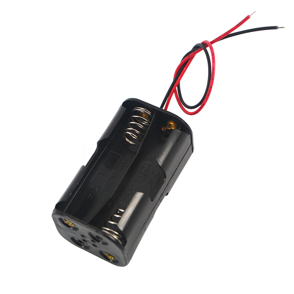 Boîtier pour 4 piles AA 6V compact