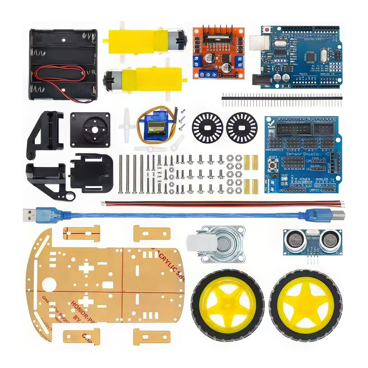 Kit robot 2WD Smart Car Arduino – Image 4