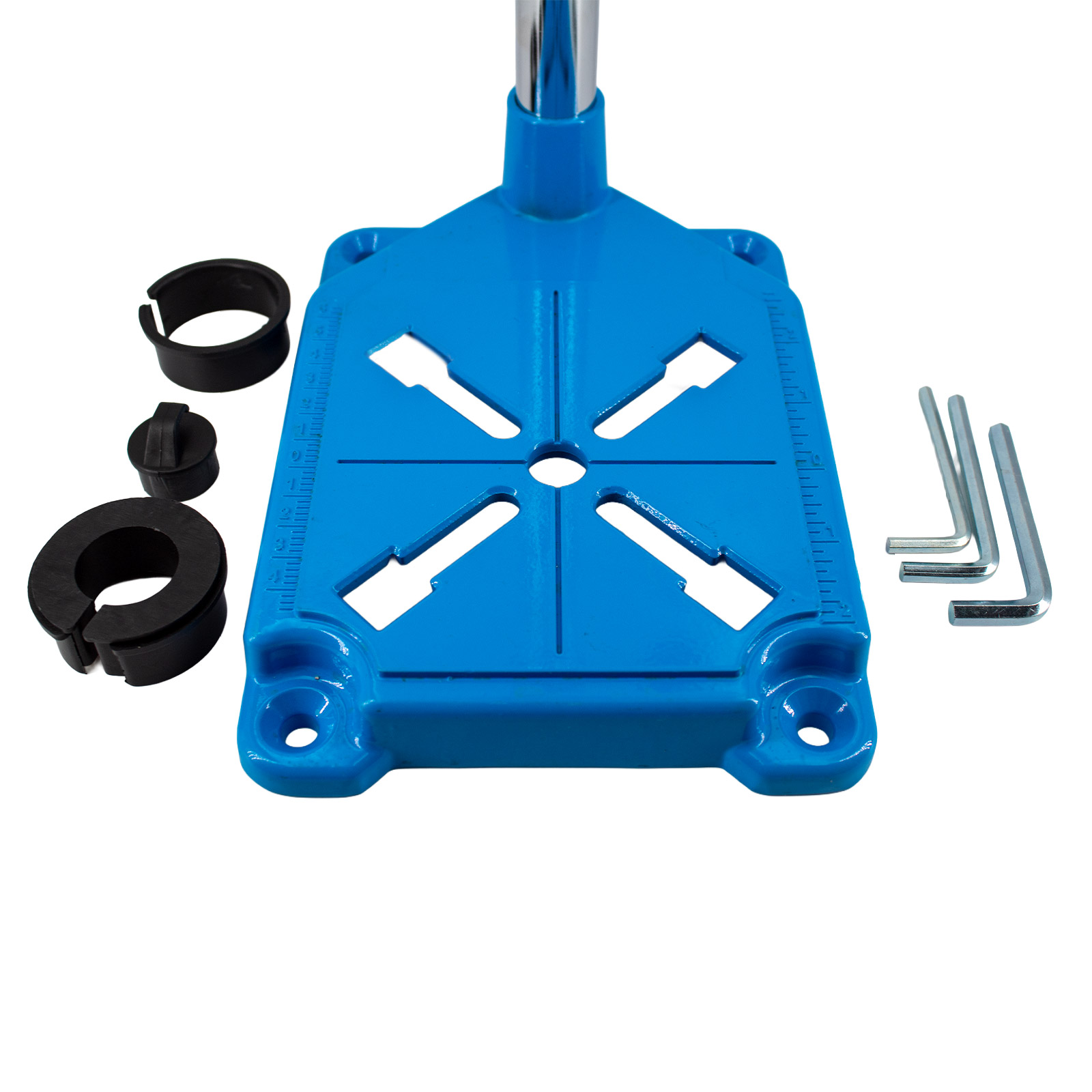 Support de perceuse avec base en aluminium – fixation pour perceuse portative jusqu’à 90° angle précis – Image 4