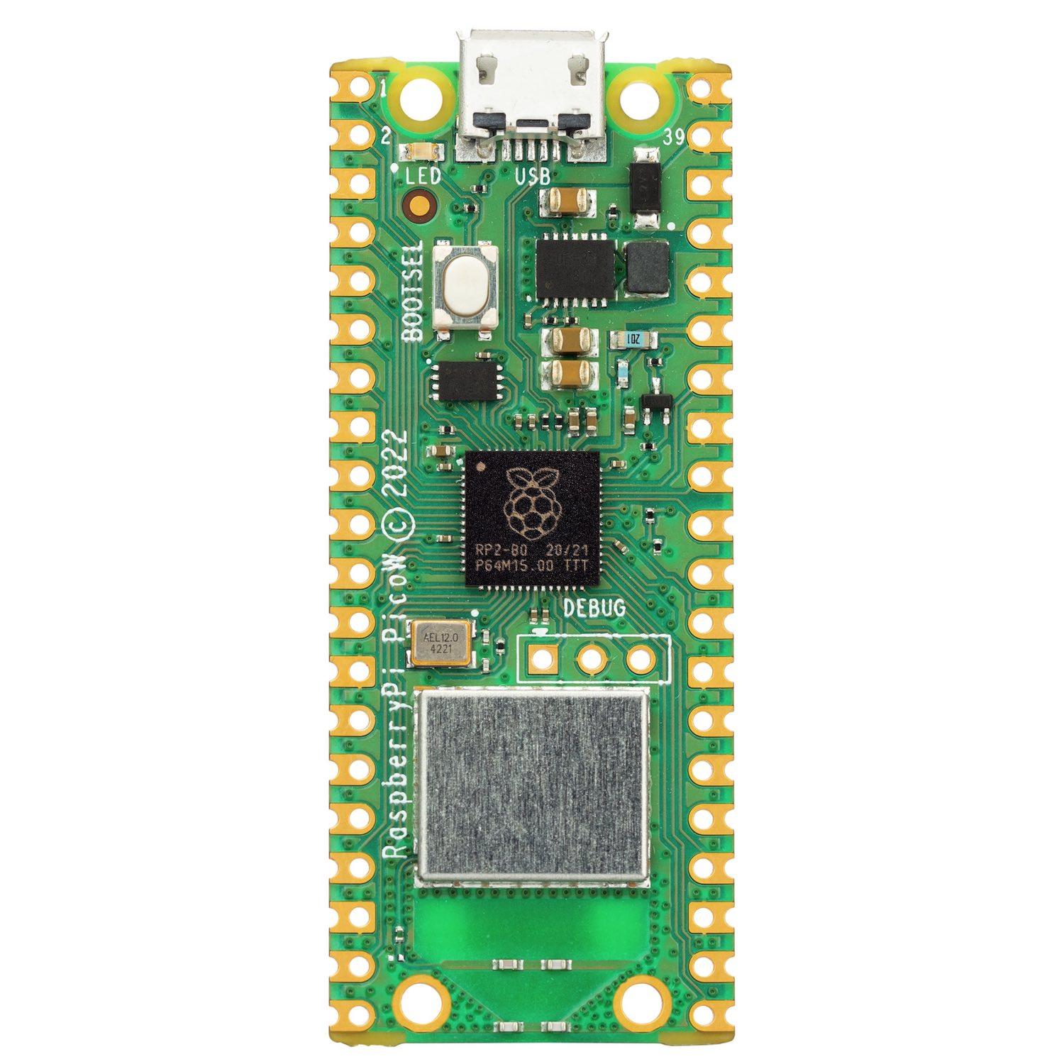 Raspberry Pi Pico W, carte microcontrôleur RP2040 + WLAN – Image 2