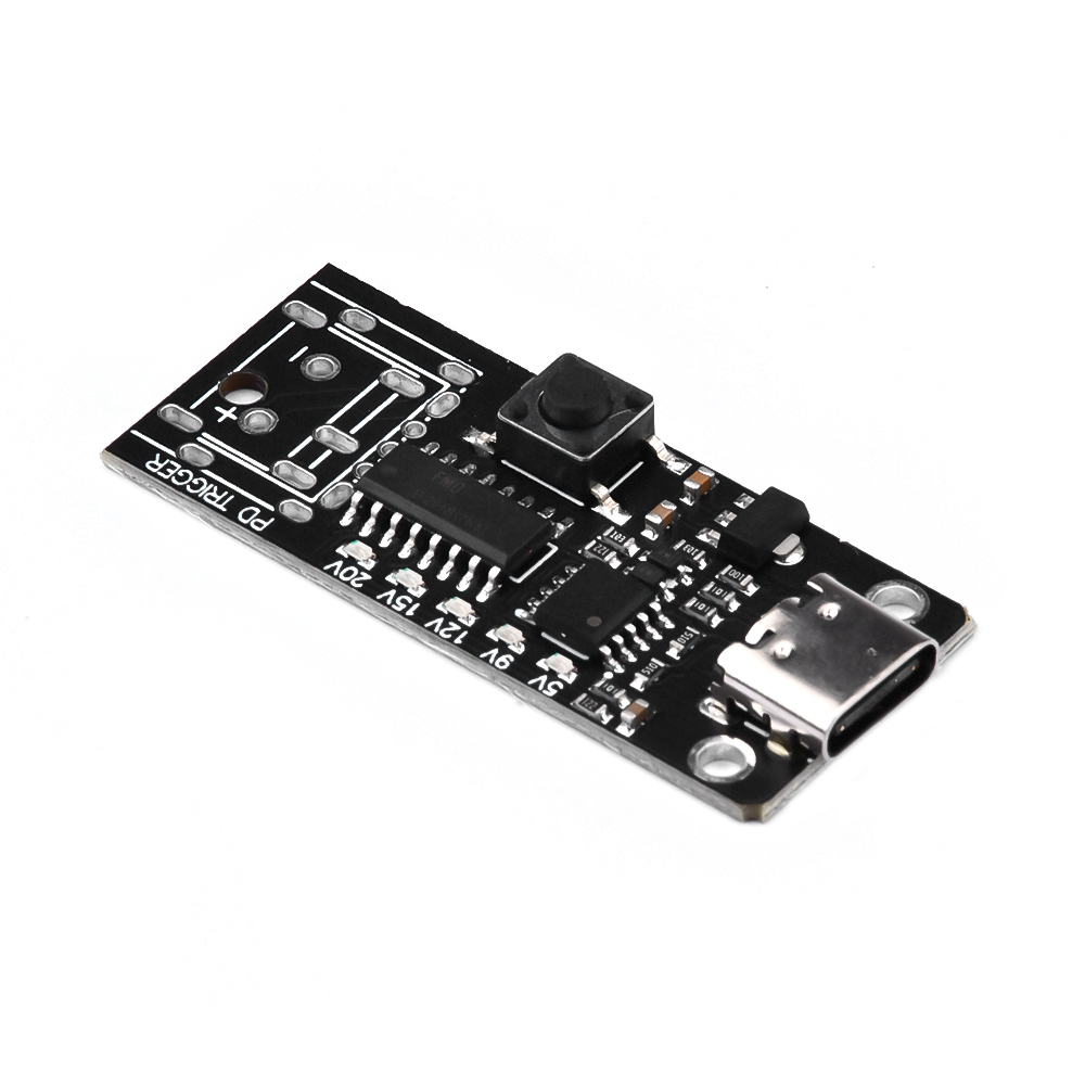 Carte USB-C PD Trigger 100W – Sélection de tension 5V/9V/12V/15V/20V avec borne de connexion – Image 4