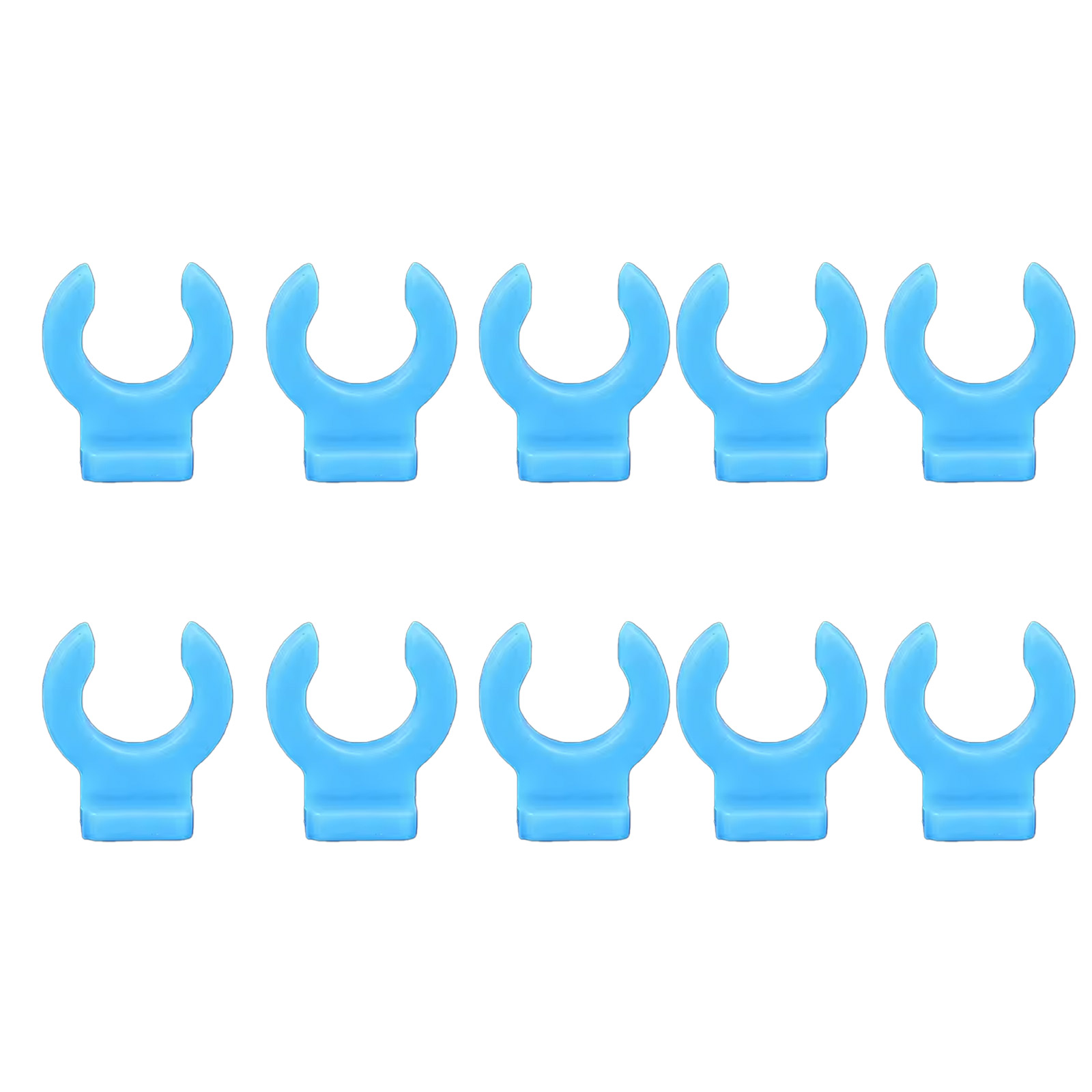 10x clip de connecteur PTFE bleu