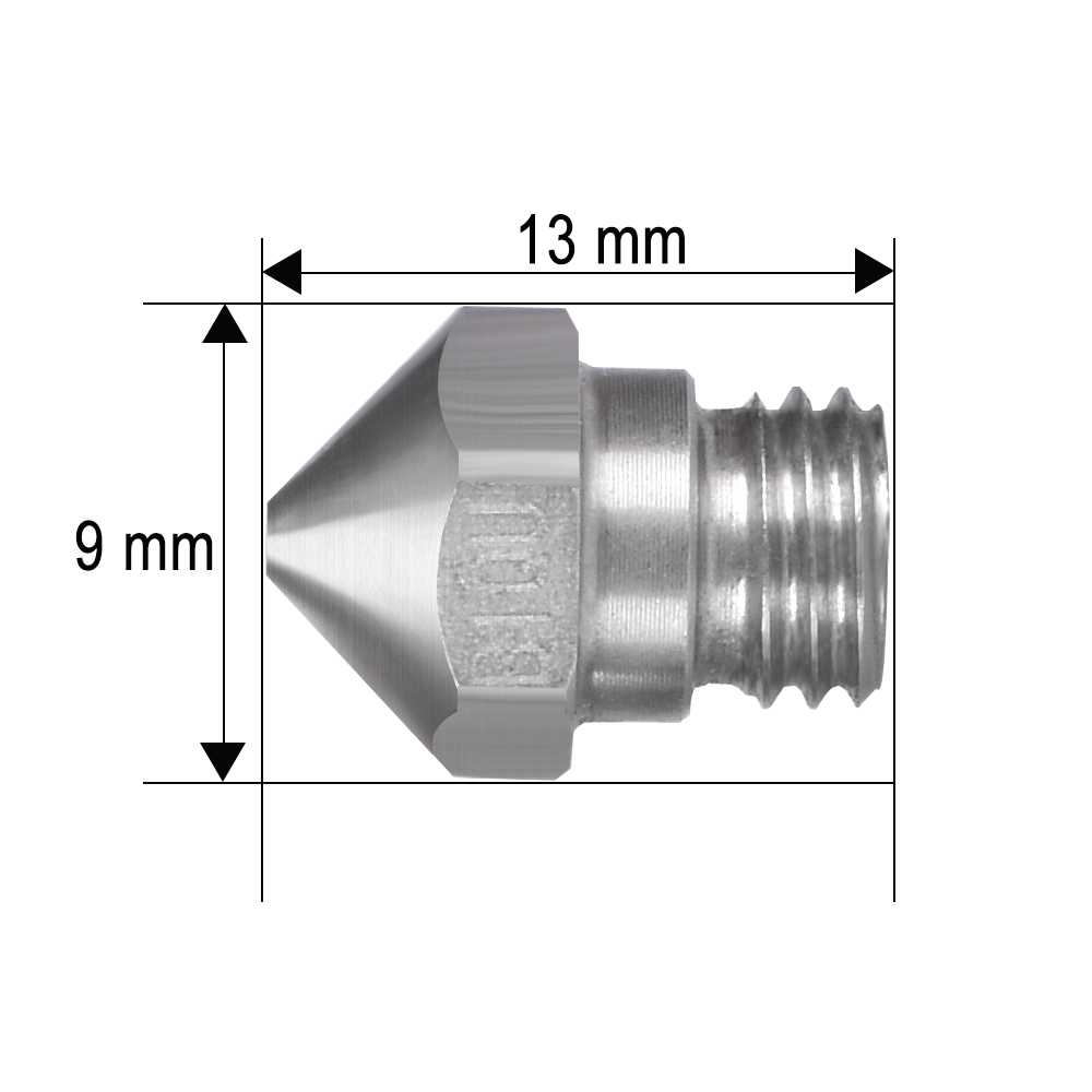 Buse MK10 en acier inoxydable 0,3 mm / 1,75 mm – Image 2