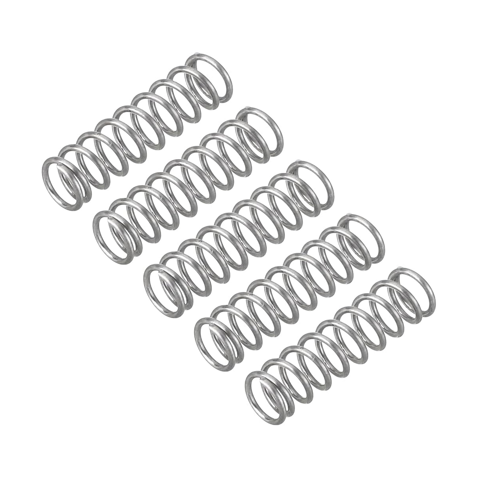 5x ressort de compression acier inoxydable 0.5 x 5 x 15 mm