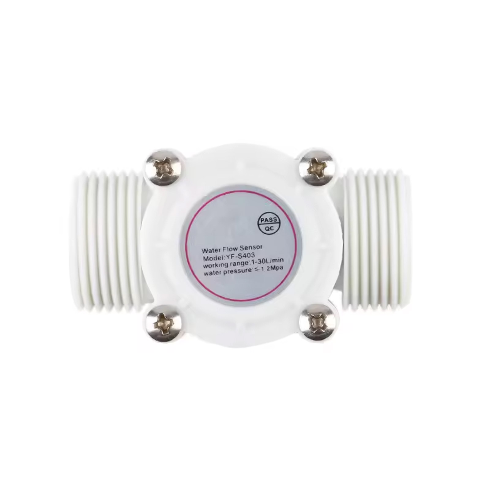 Interrupteur de débit d'eau avec capteur à effet Hall – 5–24V DC, 3 broches, S403 – Image 2