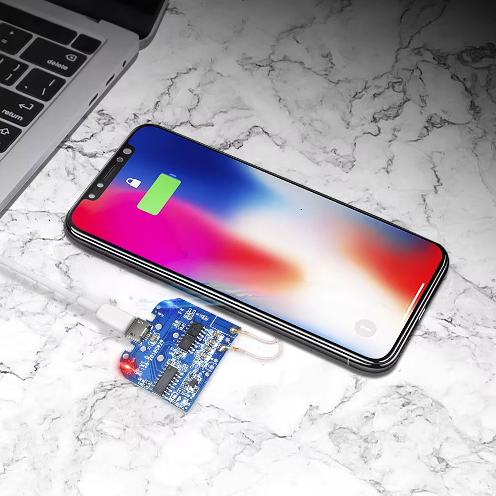 Module de charge sans fil 10W pour smartphone avec Micro-USB pour kits DIY – Image 3