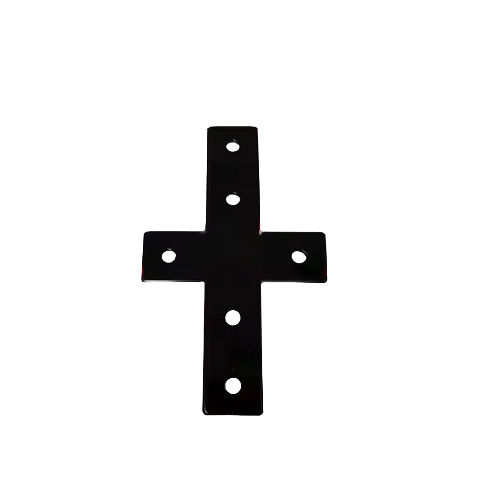 Connecteur en croix pour profilés aluminium 3030 Noir