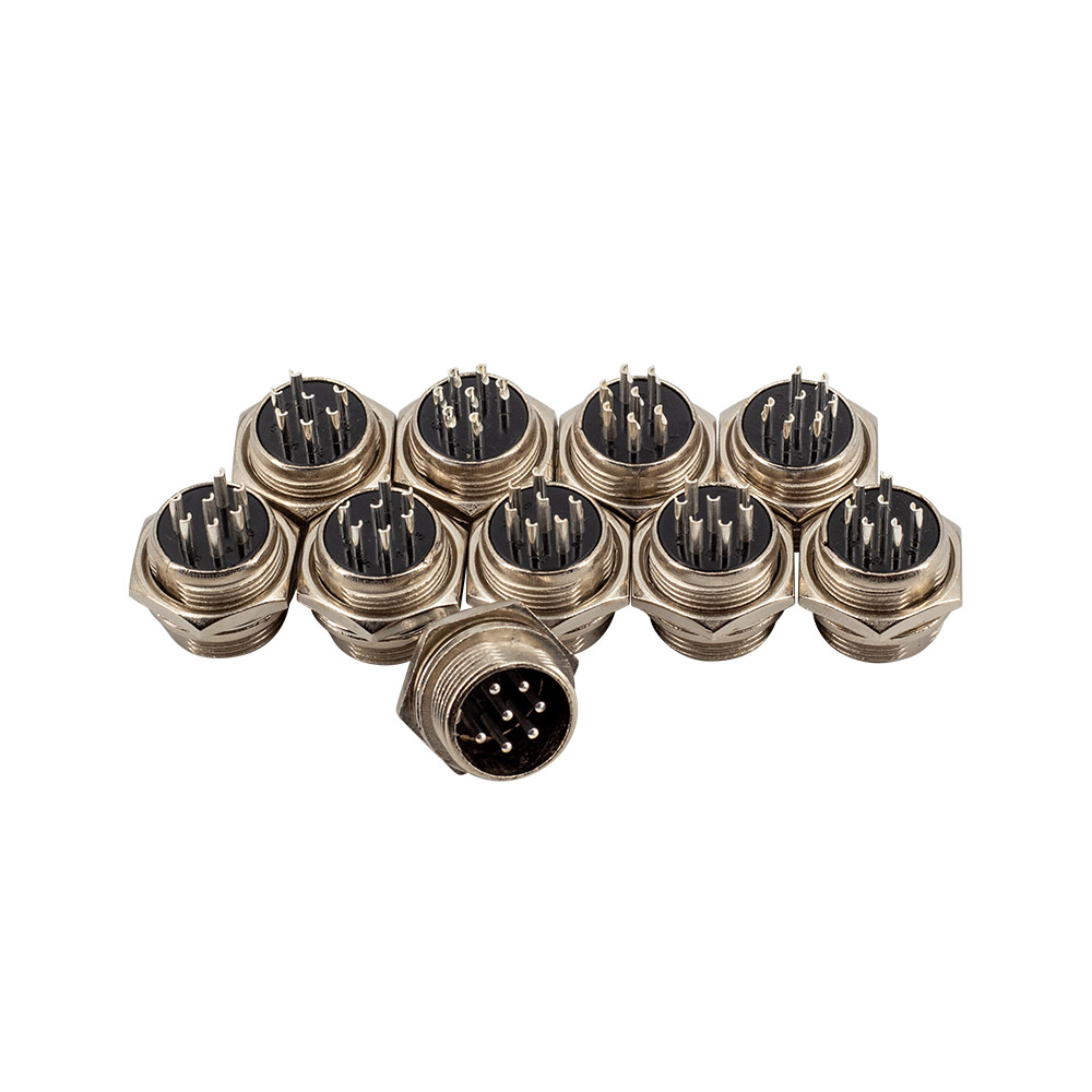 10x connecteur GX16 7 broches + prise femelle – Image 3