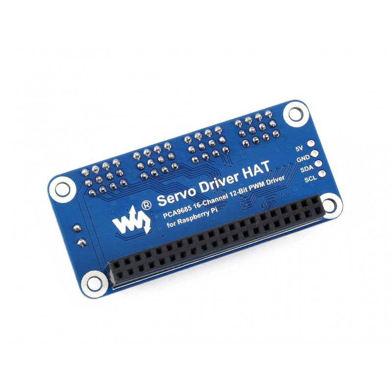 Chapeau Servo Driver pour Raspberry Pi 16 canaux 12 bits, I2C – Image 2