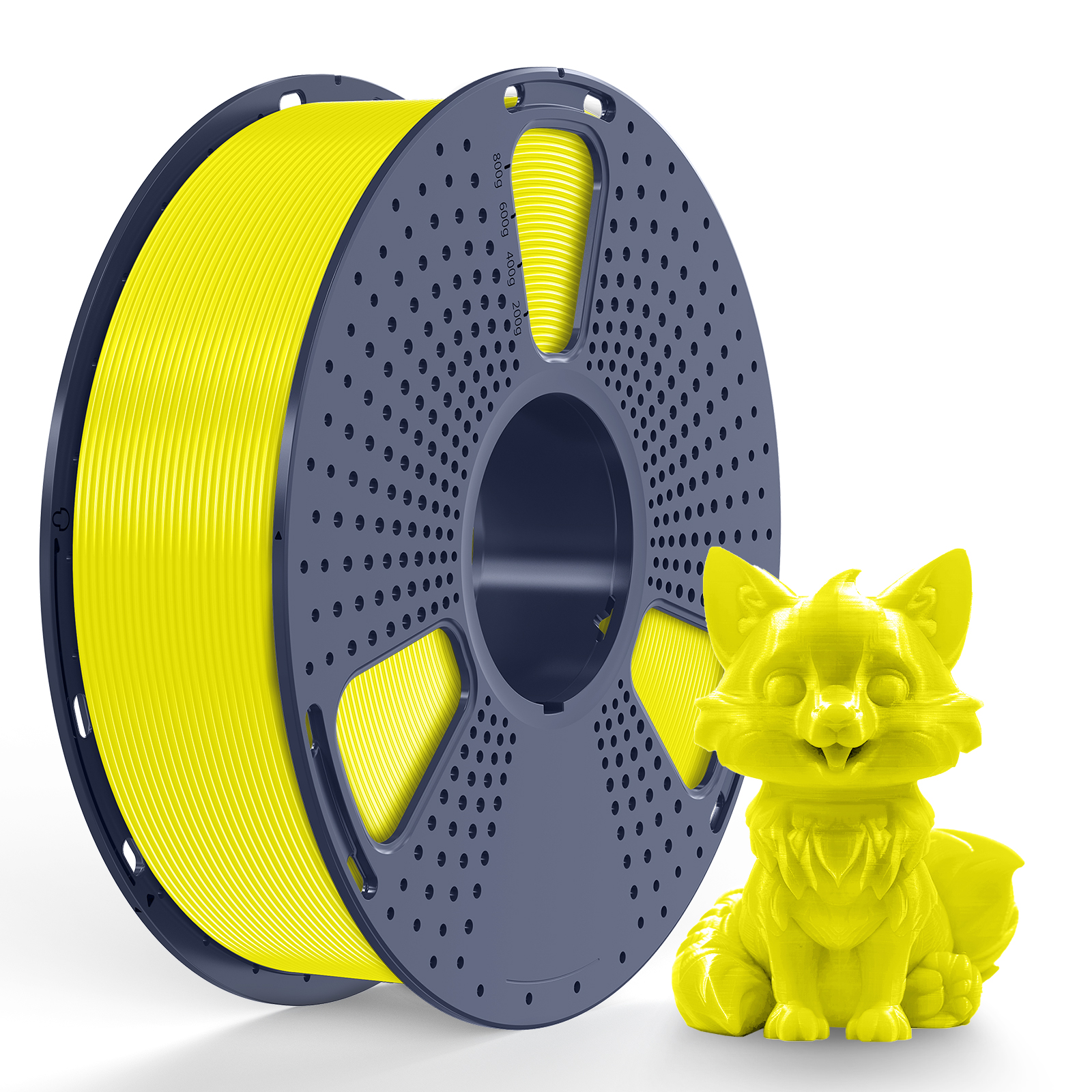 Filament PETG Sunlu Jaune 1,75 mm 1 kg – Image 2