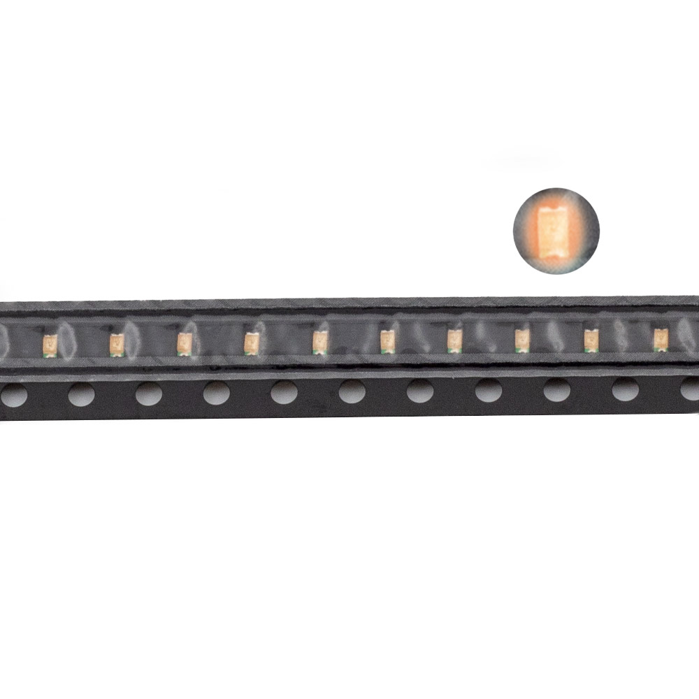 100 LEDs CMS 0603 orange