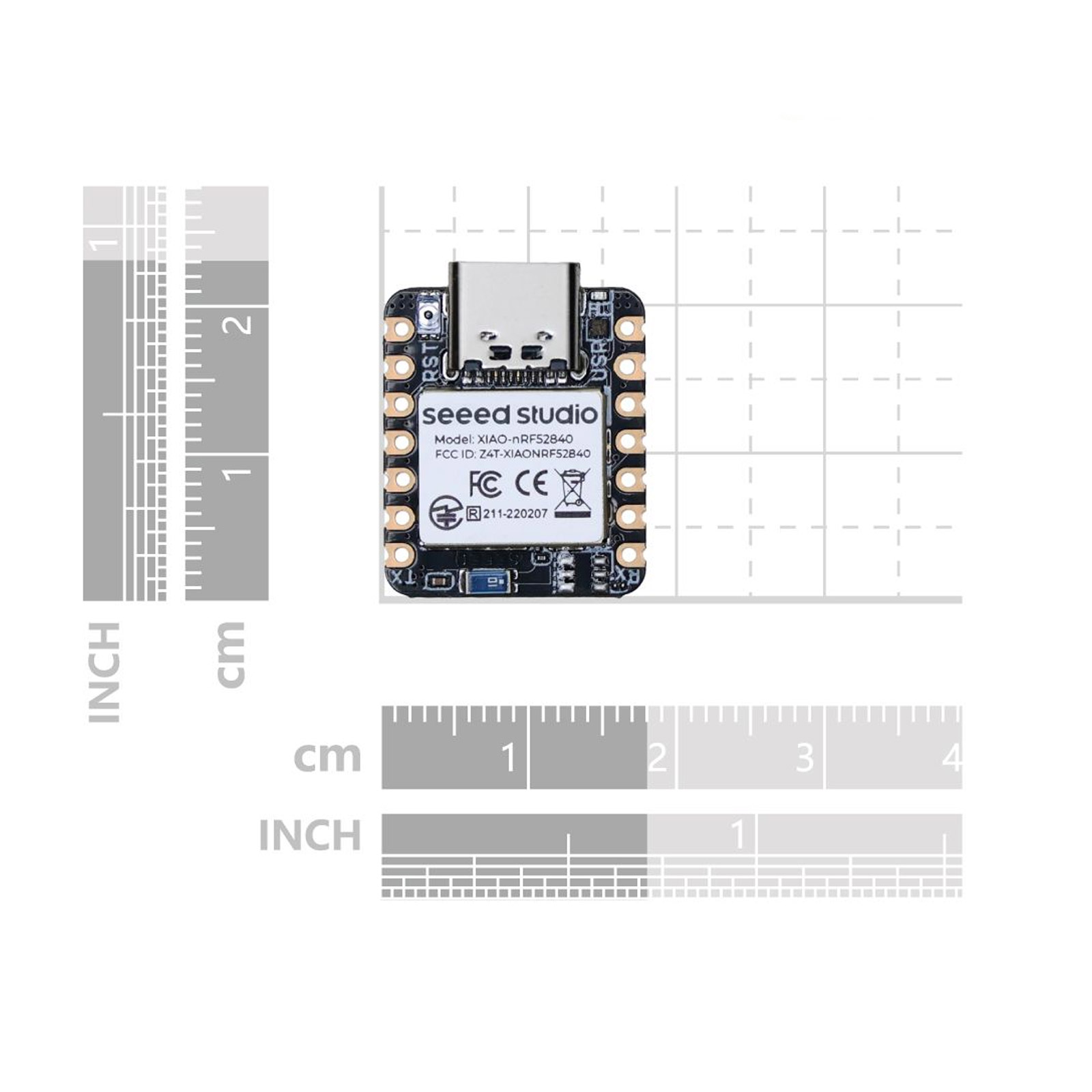 Seeed Studio XIAO BLE nRF52840 carte microcontrôleur avec Bluetooth 5.0 – Image 2