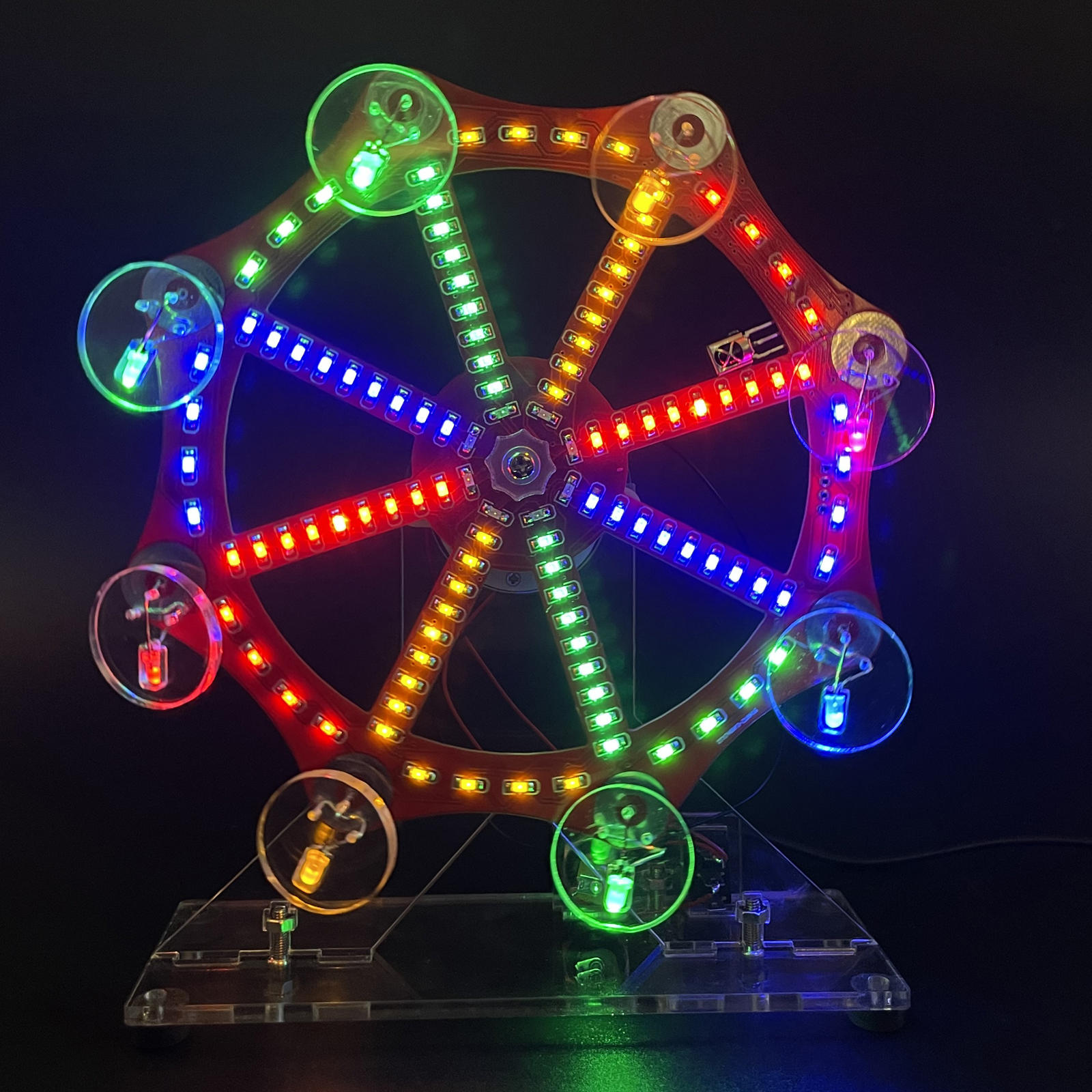 Kit de grande roue LED avec télécommande et animations