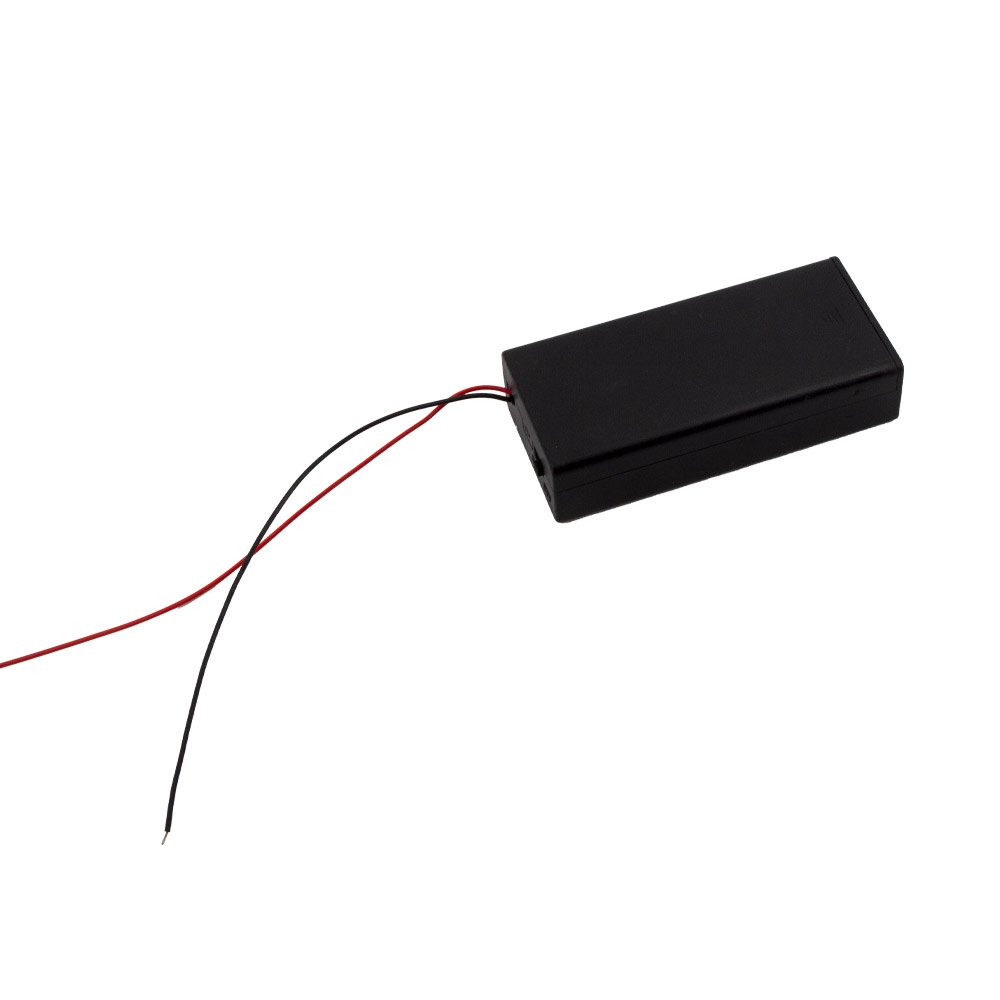 Boîtier de batterie pour 2x 18650 avec interrupteur marche/arrêt DC 7,4V – Image 2