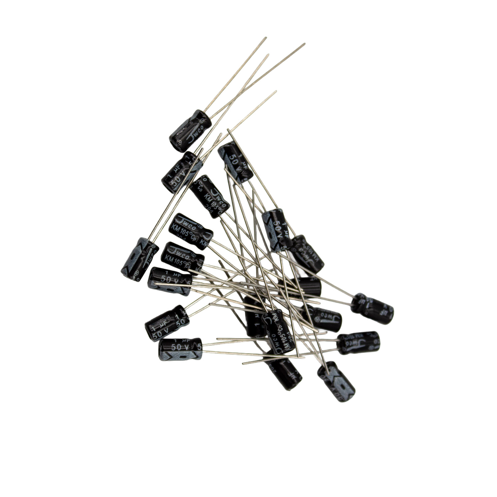 20x condensateur électrolytique 50V 1µF 4x7mm radial – Image 2