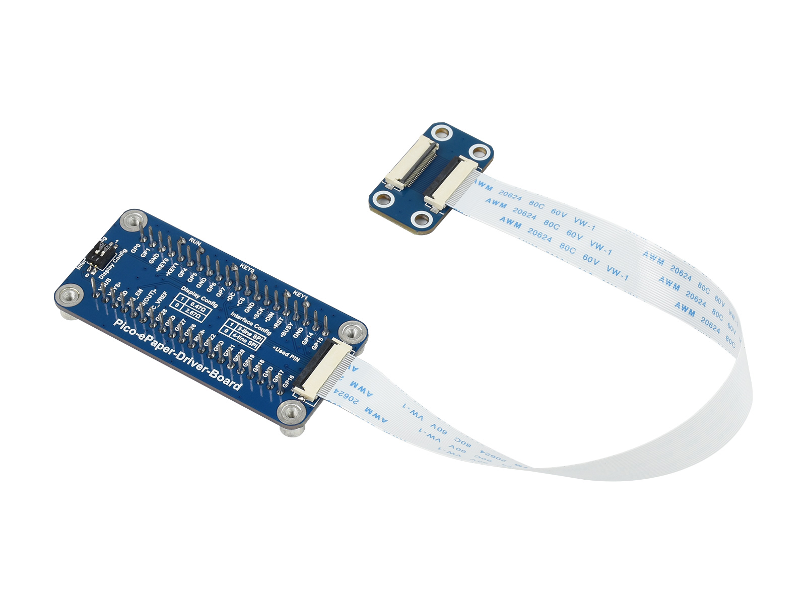 Waveshare 2,9" module d'affichage E-Paper flexible pour Raspberry Pi Pico – Image 8