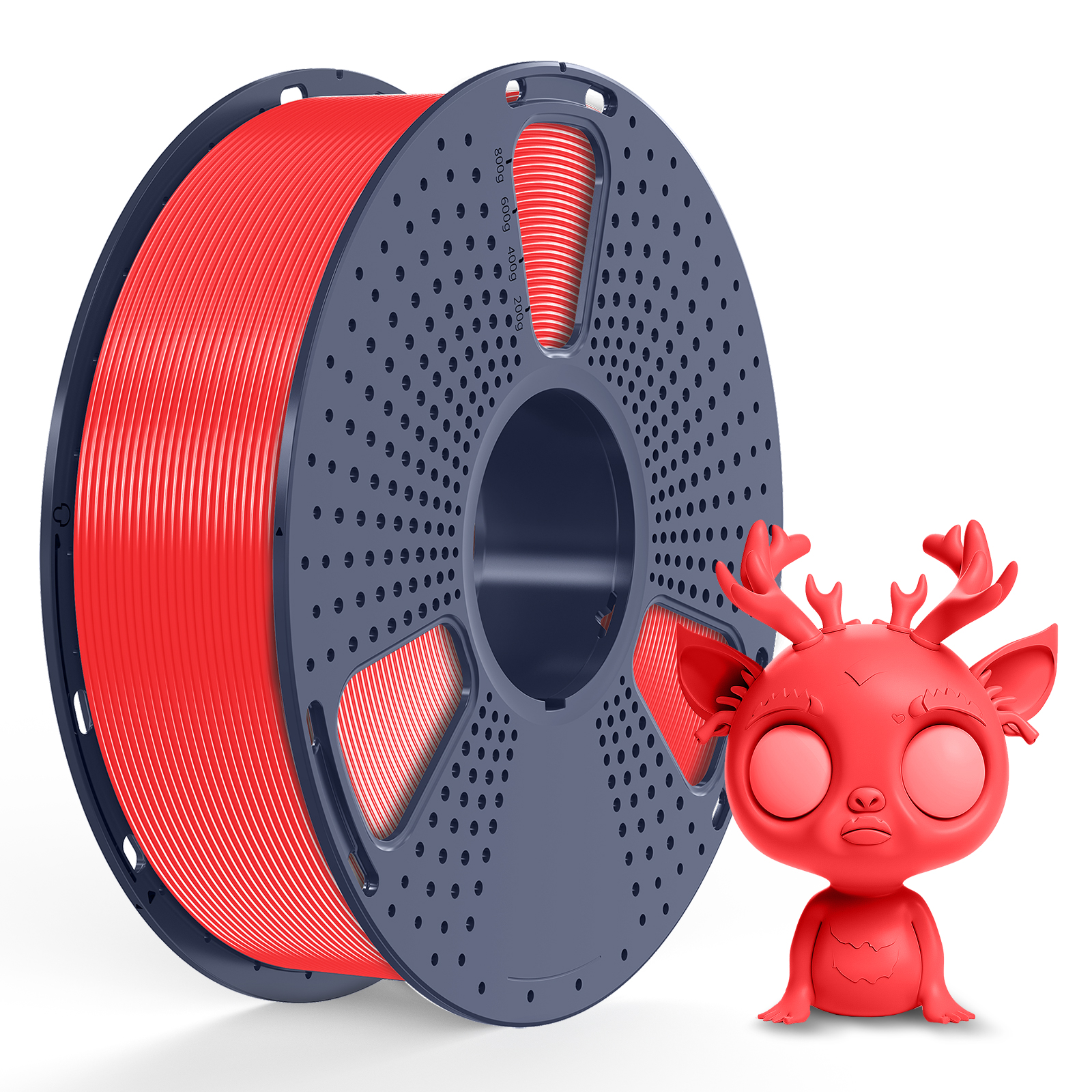 Filament Sunlu PLA+ Cherry Red (Macaron) 1,75 mm 1 kg – Image 2