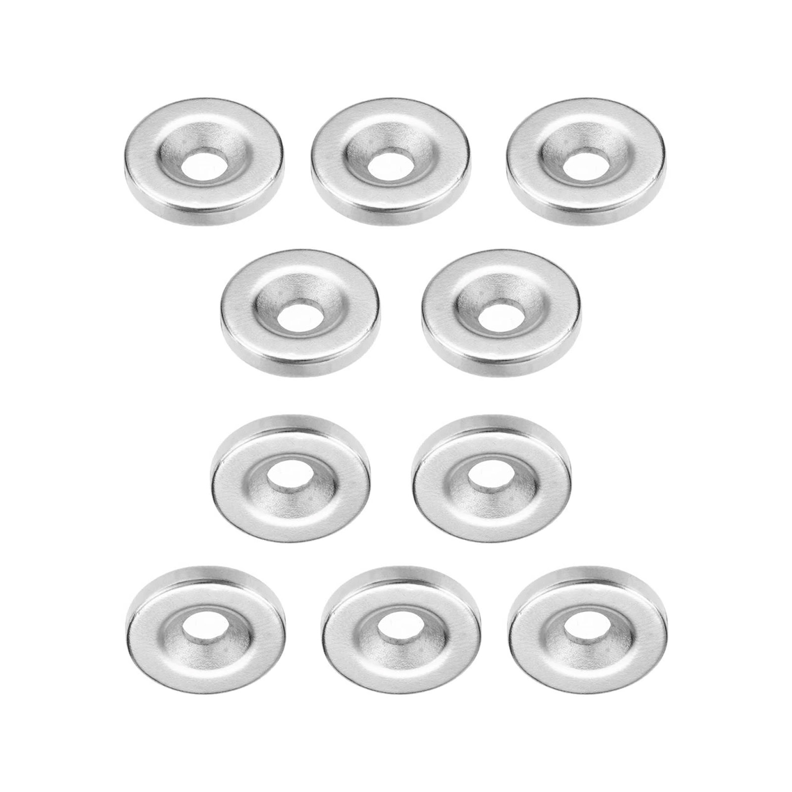 10x aimants néodyme à tête fraisée N52 Ø15x3 mm avec trou de 4 mm – aimants de maintien extra puissants