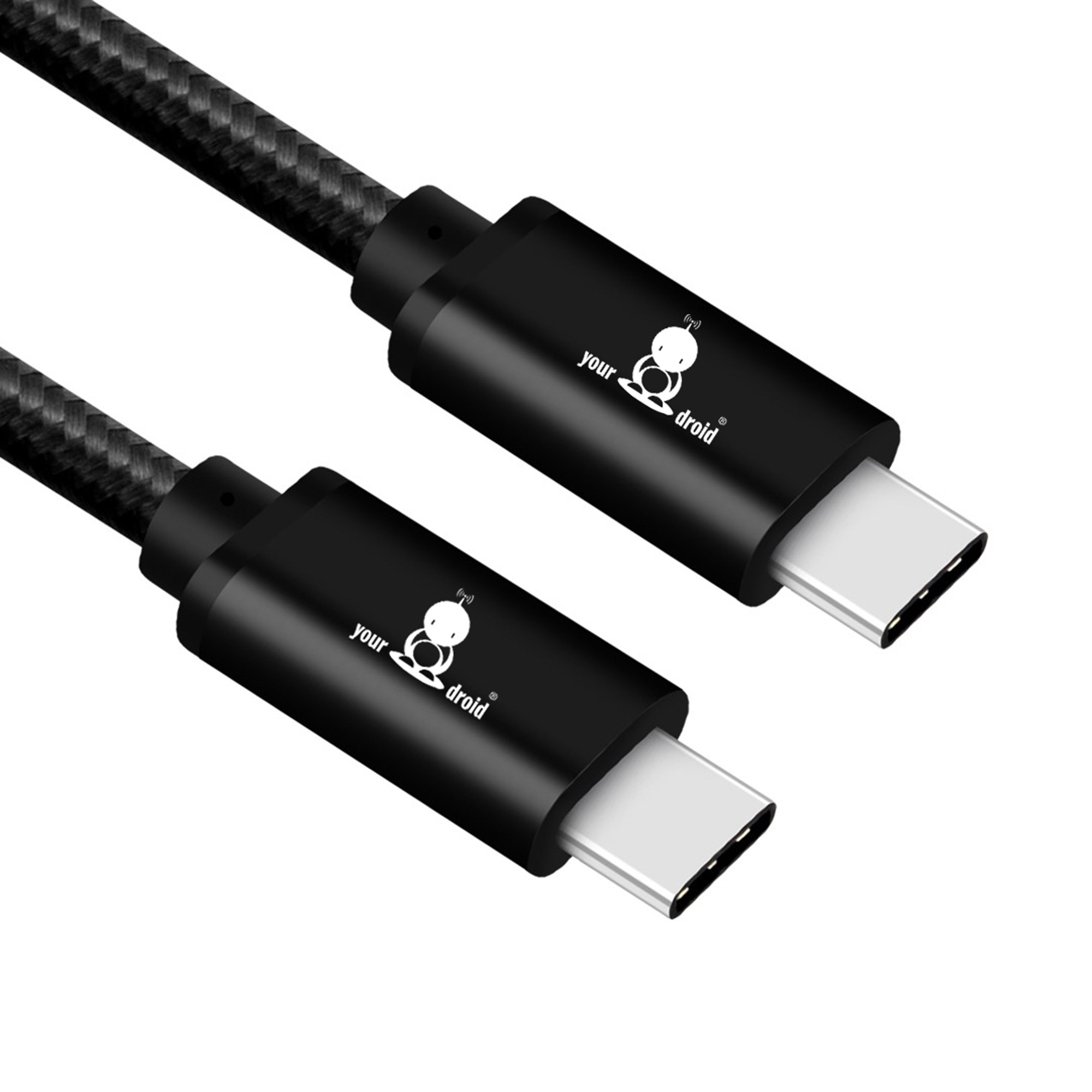 yourDroid câble USB-C câble de charge rapide 60W 1,5 m