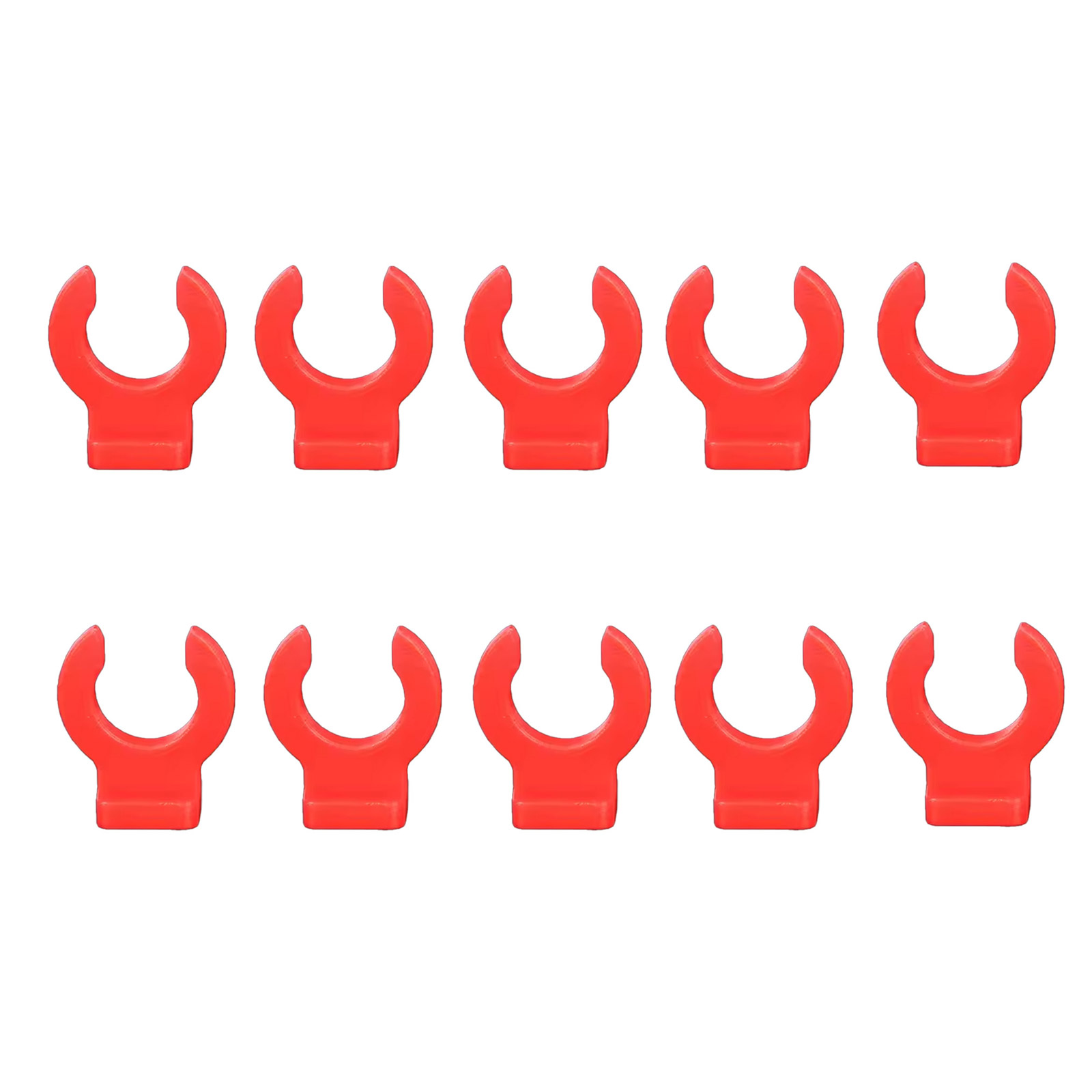 10x clip de connecteur PTFE rouge
