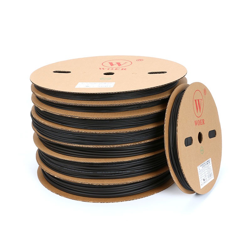 1 m de gaine thermorétractable noire Φ0,6 mm 2:1 au mètre – Image 2