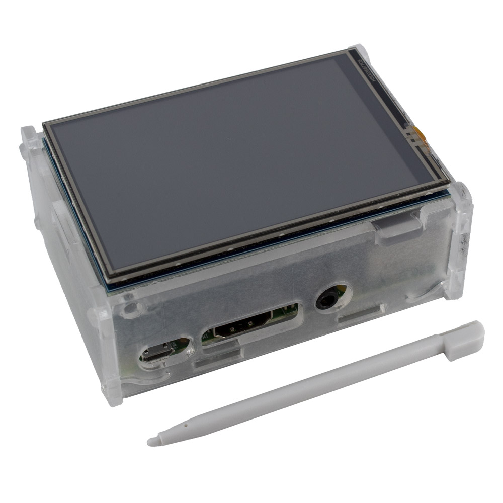 Écran tactile TFT LCD 3,5" avec boîtier pour Raspberry Pi