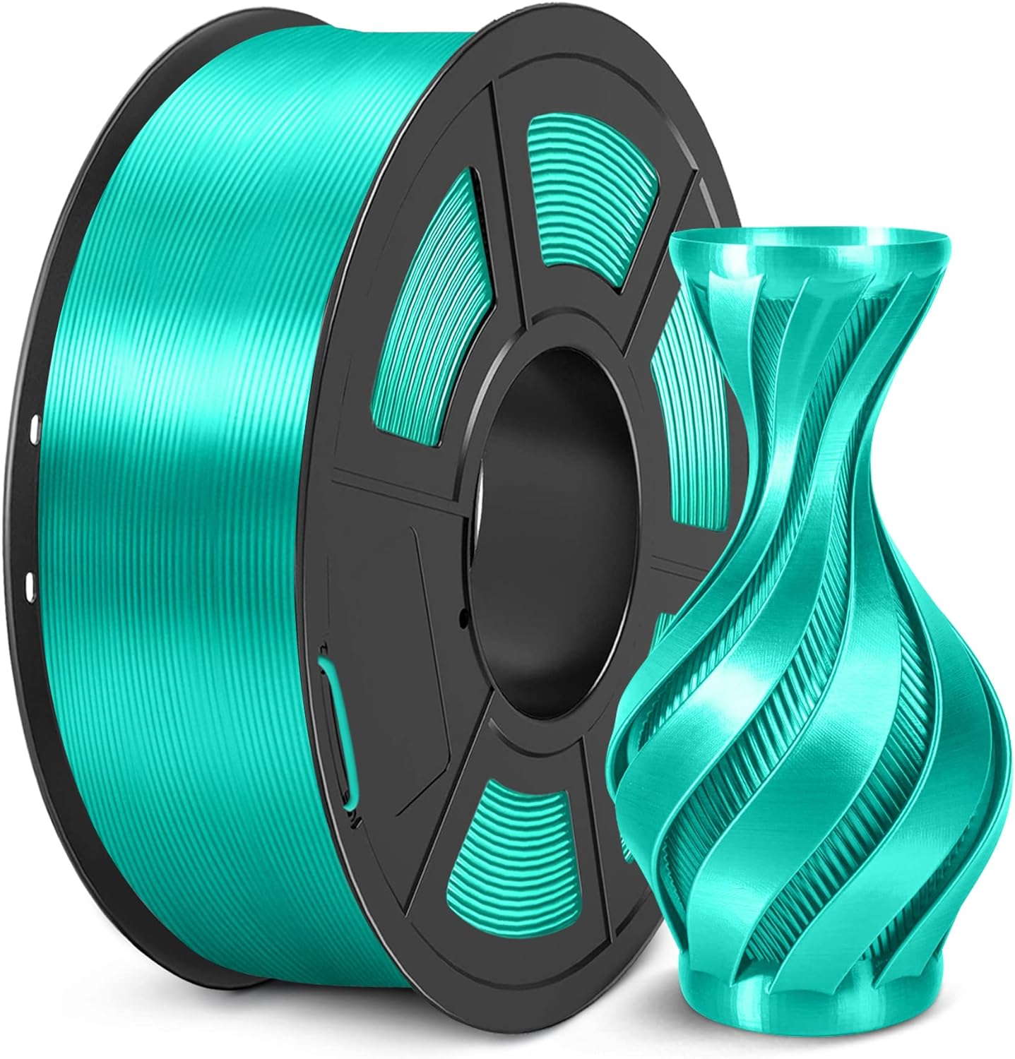 Filament Sunlu Silk PLA+ Vert 1,75 mm 1 kg
