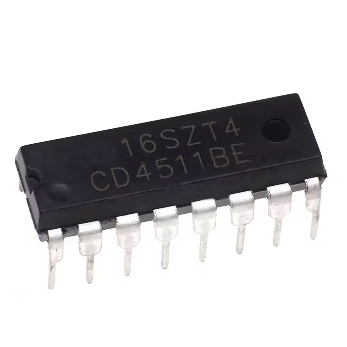 10x CD4511 Décodeur/Pilote BCD vers 7 segments IC DIP16 – Pilote CMOS pour affichages LED – Image 2